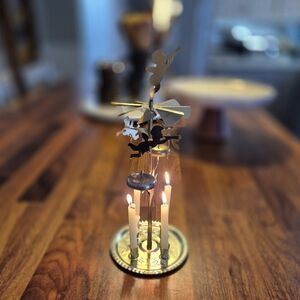 Gold Candle Angel Carousel Germany